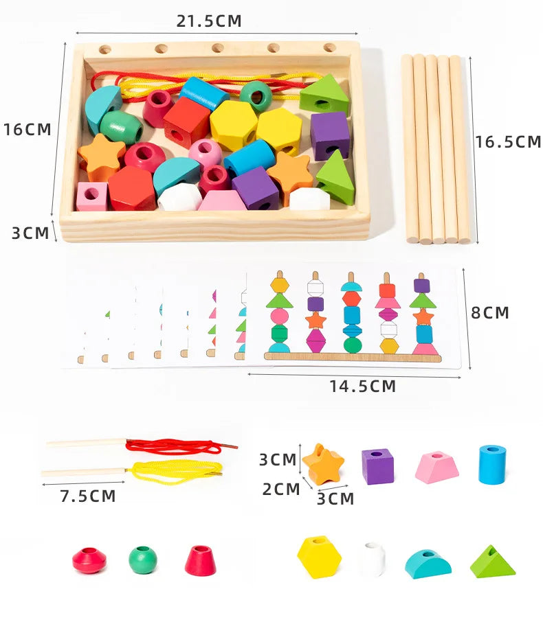 Wooden Color & Shape Matching Puzzle