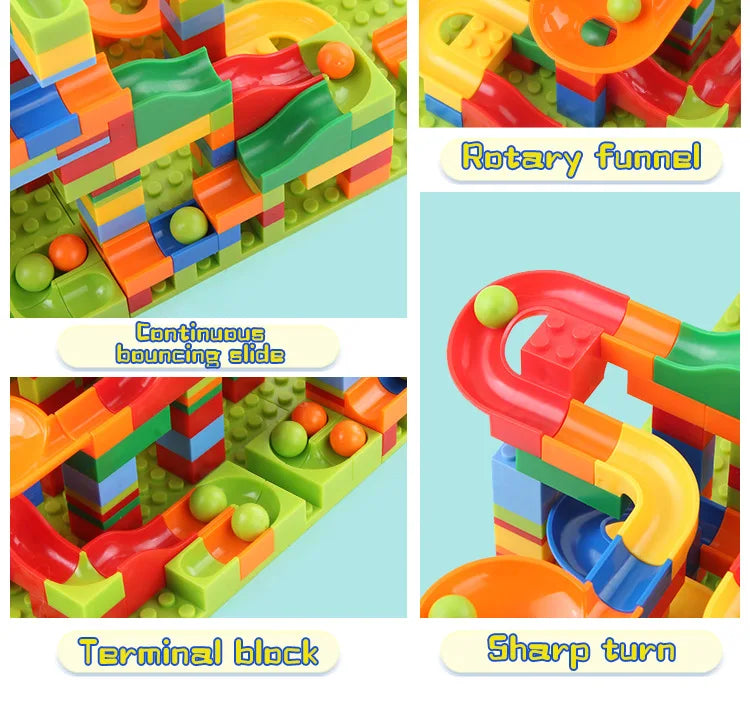 Marble Race Run Building Blocks