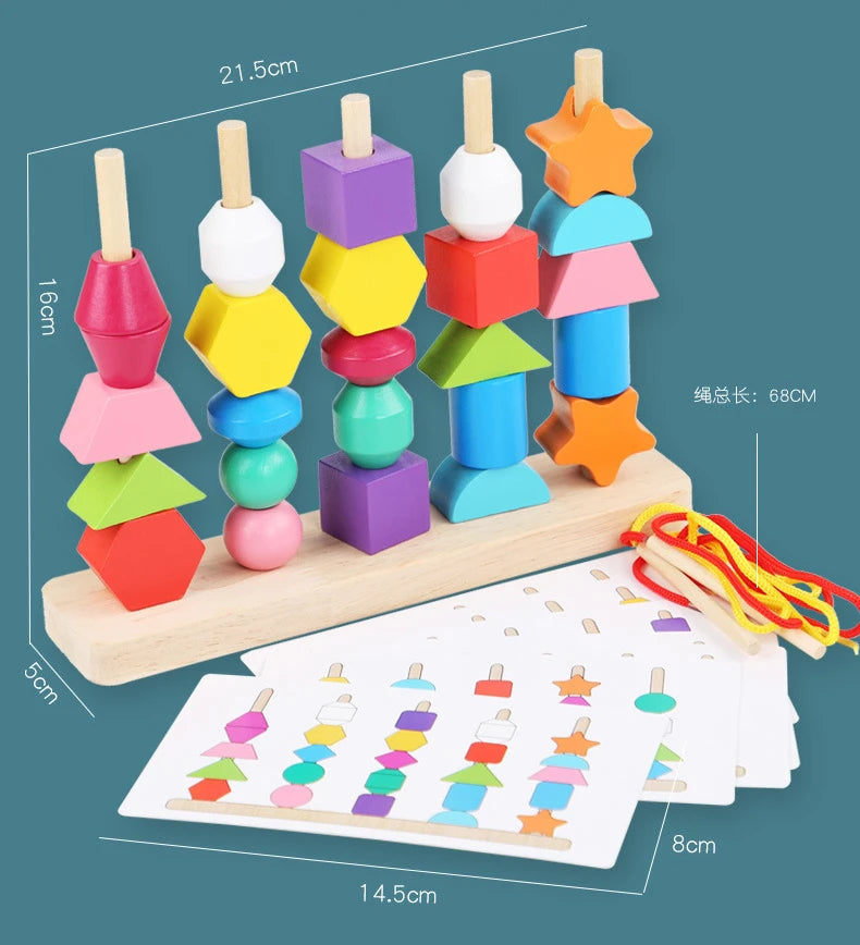 Wooden Color & Shape Matching Puzzle