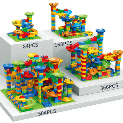 Marble Race Run Building Blocks