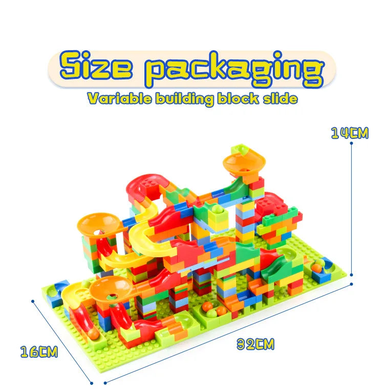 Marble Race Run Building Blocks