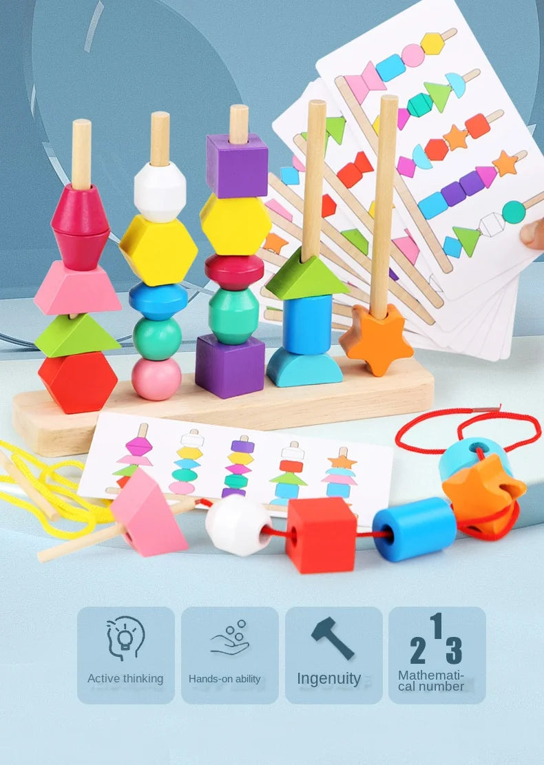 Wooden Color & Shape Matching Puzzle